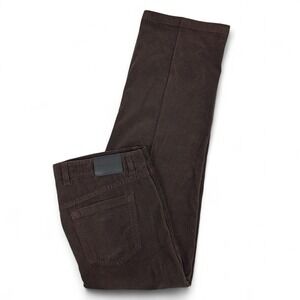 Ermenegildo Zegna Corduroy Pants Mens Size 40x30 Brown Casual Made in Italy